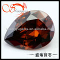 coffee pear cut wholesale synthetic cubic zirconia